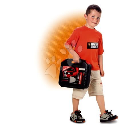 Staré položky - Pracovní nářadí v kufříku Black&Decker Smoby - 1