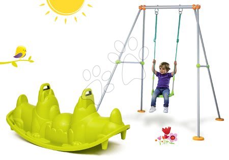 Jucării pentru copilași de la 1 la 2 ani - Set balansoar Câțeluș Smoby