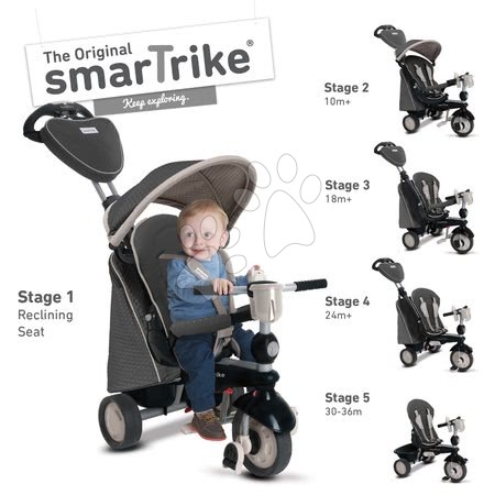 Triciclete de la 10 luni - Tricicletă Recliner Infinity 5in1 smaTrike - 9