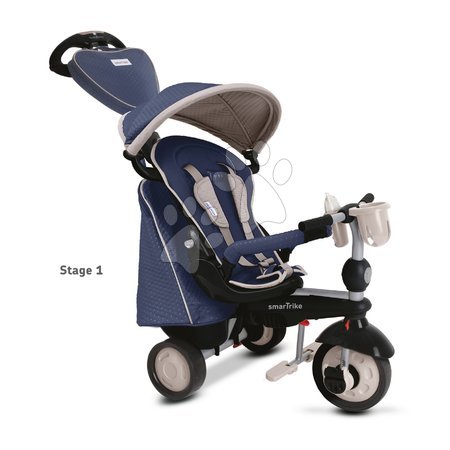 Tricikli od 10. meseca - Tricikel Recliner Infinity Blue smarTrike - 1