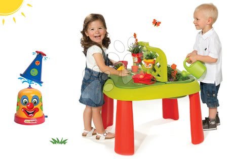 Dětský záhradní nábytek sety - Set stůl Zahradník De Jardinage 2v1 Smoby - 19