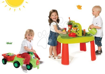 Dětský záhradní nábytek sety - Set stůl Zahradník De Jardinage 2v1 Smoby - 18