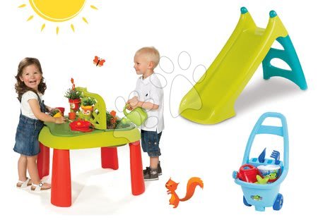 Detský záhradný nábytok sety - Set stôl Záhradník De Jardinage 2v1 Smoby - 19