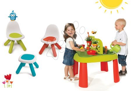 Kerti gyerekbútor szettek - Szett asztal Kertész De Jardinage 2in1 Smoby - 39