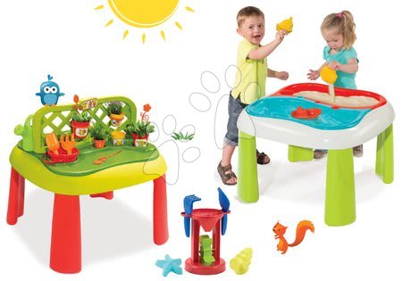 Dětský záhradní nábytek sety - Set stůl Zahradník De Jardinage 2v1 Smoby - 22