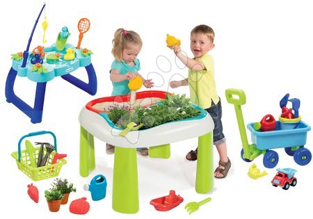 Dětský záhradní nábytek sety - Set stůl Zahradník De Jardinage 2v1 Smoby - 24