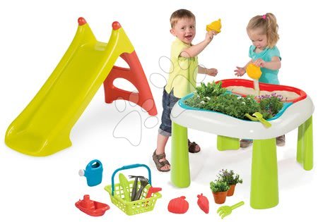 Dětský záhradní nábytek sety - Set stůl Zahradník De Jardinage 2v1 Smoby - 16