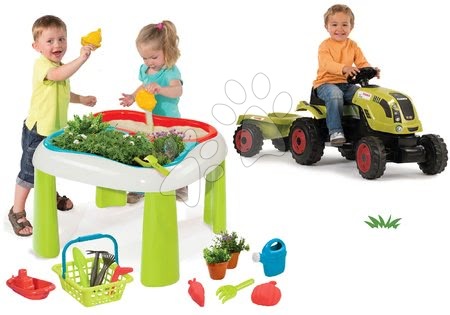 Otroško vrtno pohištvo kompleti - Komplet miza Vrtnar De Jardinage 2v1 Smoby - 19