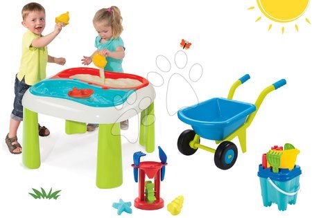 Gartenmöbel für Kinder Sets - Tischset Water&Sand 2in1 Smoby