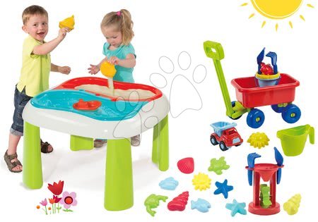 Gartenmöbel für Kinder Sets - Tischset Water&Sand 2in1 Smoby