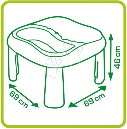 Căsuțe cu unelte - Set căsuță stație meteorologică și măsuță pentru apă și nisip Cele patru anotimpuri 4 Seasons Playhouse Smoby - 16