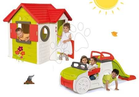 Prolézačky sety - Set prolézačka Adventure Car Smoby - 36