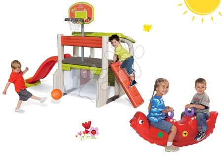 Igrače za otroke od 2. do 3. leta - Komplet igralo Fun Center Smoby