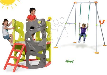 Jucării pentru băieți - Set centru de căţărat Multiactivity Climbing Tower Smoby