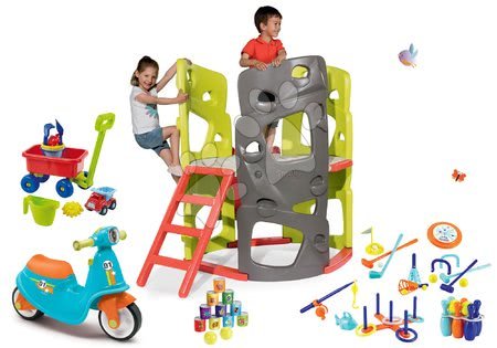Prolézačky sety - Set prolézačka Multiactivity Climbing Tower na šplhání Smoby