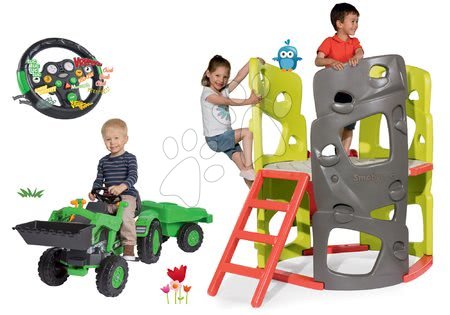 Set centru de căţărat Multi-Activity Tower Smoby