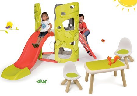 Jucării și jocuri pentru grădină - Set centru de cățărat Multiactivity Climbing Tower Smoby