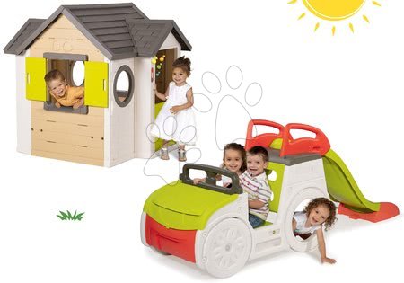 Hračky pro kluky - Set prolézačka Adventure Car Smoby