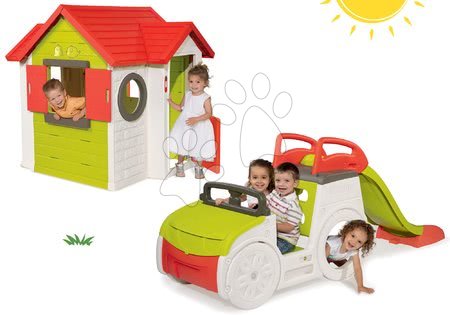 Prolézačky sety - Set prolézačka Adventure Car Smoby - 35