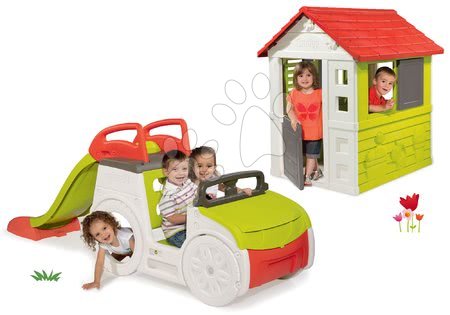 Hračky pro kluky - Set prolézačka Adventure Car Smoby