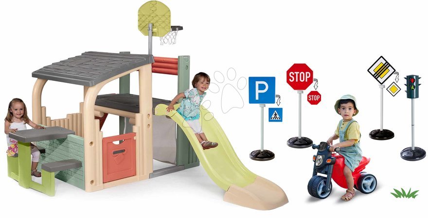 Kerti játékok  - Szett játszótér Fun Center Smoby