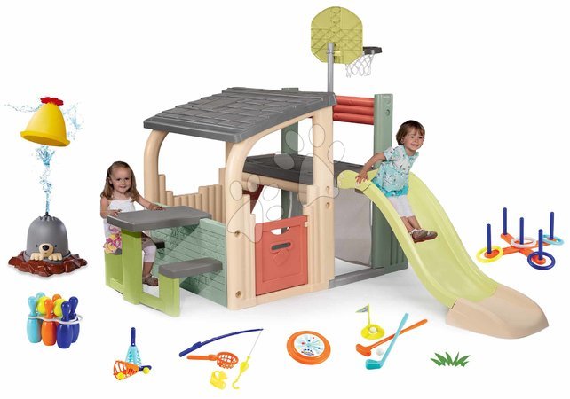 Kerti játékok  - Szett játszótér Fun Center Smoby