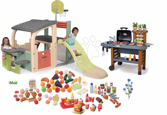 Smoby | Oldal 7 - Set hracie centrum a gril s kuchynkou Multisport Fun Center Life Smoby