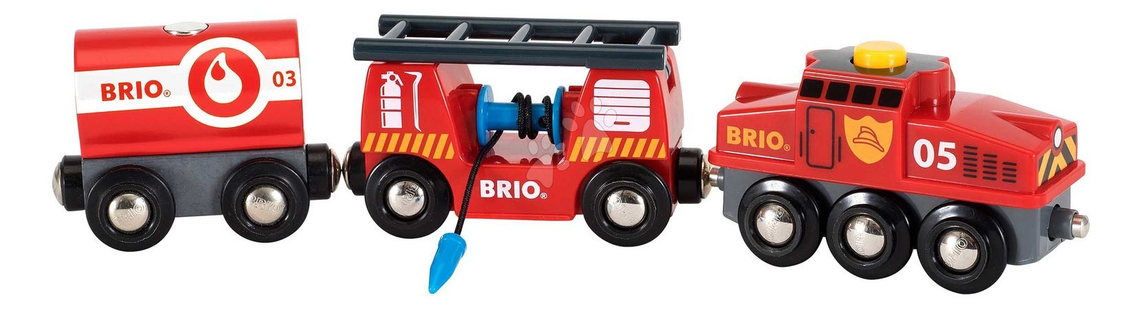 Holzeisenbahnen BRIO | Seite 2 - Drevený požiarny vláčik Rescue Firefighting Train BRIO