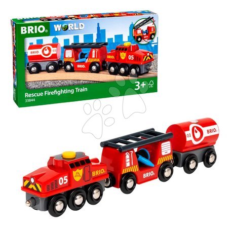 Holzeisenbahnen BRIO | Seite 2 - Drevený požiarny vláčik Rescue Firefighting Train BRIO_1