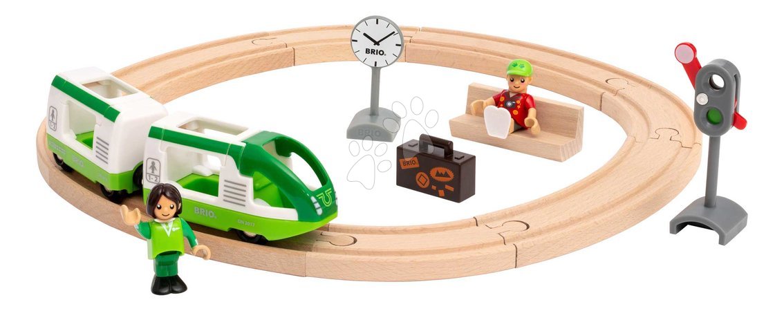 Holzeisenbahnen BRIO | Seite 2 - Drevená vláčikodráha so semaforom Circle Train Set BRIO