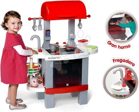 Cuisines simples - Cuisine avec barbecue grill Kitchen 2 en 1 BBQ Chicos - 2