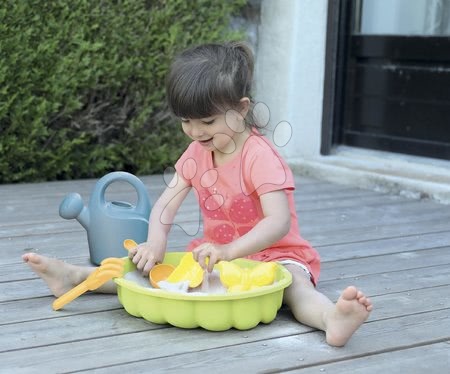 Sandkästen für Kinder - Sandgrube Muschel mit Formen Mini Sand Pit Smoby_1