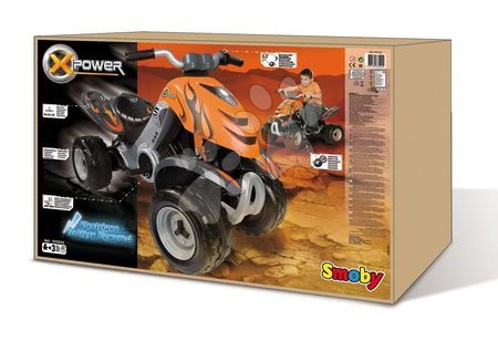 Detské elektrické štvorkolky - Štvorkolka X Power Fire slapacia Smoby - 2