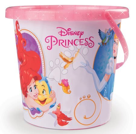 Kolečka do písku - Kolečko s kbelík setem Disney Princezny Smoby - 2