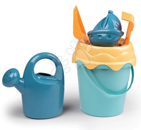 Sand and beach toys - BIO Green Smoby - Sugar Cane Bucket Set_1