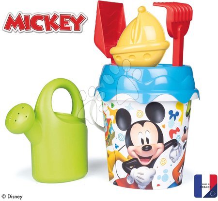 Hry na záhradu - Vedro set Mickey Garnished Bucket Smoby 