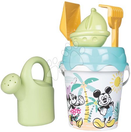 Jucării de nisip   - Set găleată din trestie de zahăr Mickey Bio Sugar Cane Bucket Smoby _1