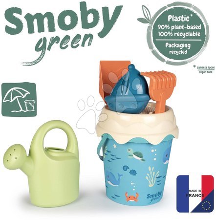 Sandeimer  - Eimerset aus Zuckerrohr Ocean Bio Sugar Cane Bucket Smoby 