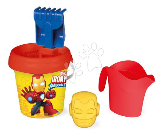 Hry na záhradu | Strana 4 - Vedro set Iron Man Medium Garnished Bucket Smoby