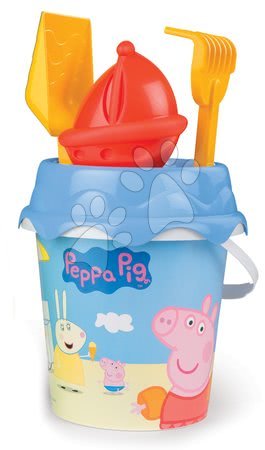 Staré položky - Kolečko s kbelík setem do písku PEPPA PIG Smoby - 2