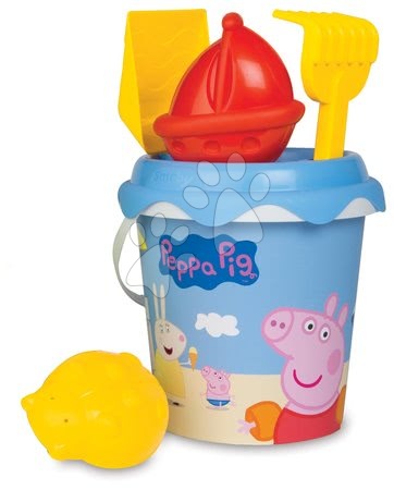 Staré položky - Kolečko s kbelík setem do písku PEPPA PIG Smoby - 3