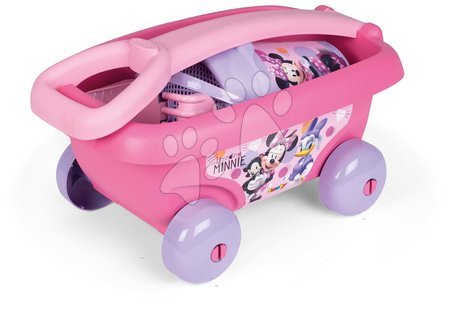 Kültéri játékok - Húzható kiskocsi Minnie Garnished Beach Cart Smoby _1