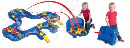 Hračky pro děti od 3 do 6 let - Set domeček Přátel s kuchyňkou Smoby a vodní dráha AquaPlay Mega LockBox v kufříku_1