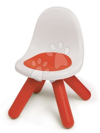 Skomponuj swoje meble - Krzesełko KidChair Smoby z filtrem UV nośność 50 kg wysokość 27 cm czerwone od 18 mies.