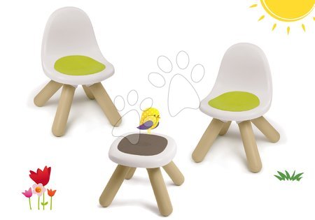Detský záhradný nábytok - Set stoličiek KidChair Smoby