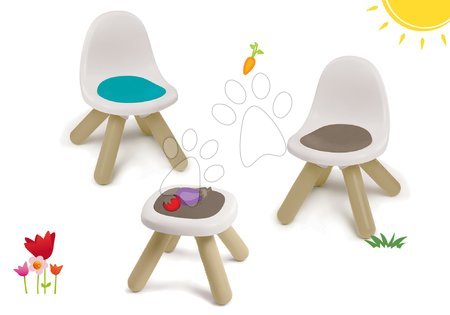 Mobilier de grădină pentru copii - Set scăunele KidChair Smoby