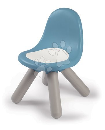 Skomponuj swoje meble - Krzesełko dla dzieci KidChair Storm Blue Smoby niebiesko-szare z filtrem UV, nośność 50 kg, wysokość do siedziska 27 cm, od 18 m-ca