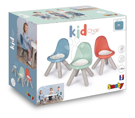 Detský záhradný nábytok - Stolička pre deti KidChair Storm Blue Smoby - 16