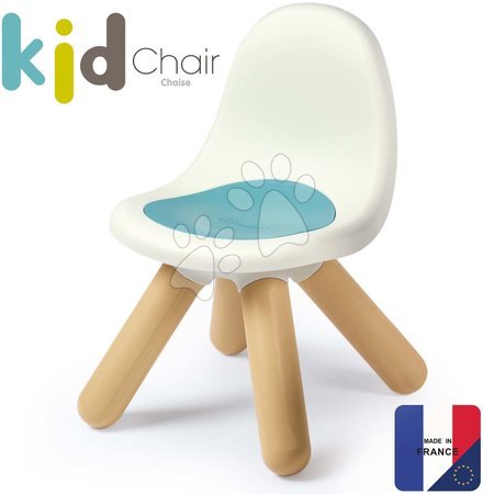 Stolica za djecu Kid Furniture Chair Blue Smoby plava s UV filterom, nosivost 50 kg, visina sjedalice 27 cm od 18 mjes
