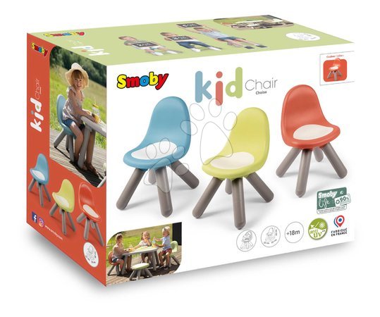Otroško vrtno pohištvo - Stolček za otroke KidChair Terra Cotta Life Smoby - 9